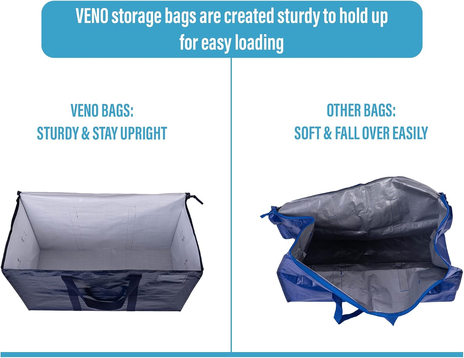 Thumbnail 6 de VENO 6 Pack Extra Large Storage Bags 6pc