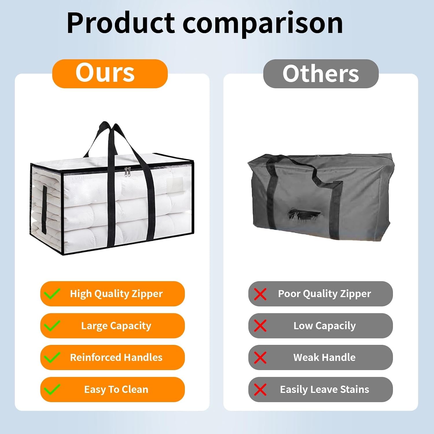Thumbnail 3 de 8 Pack Extra Large Moving Bags Waterproof Totes