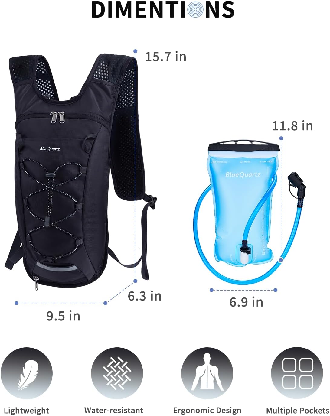 Thumbnail 5 de Blue Quartz Hydration Backpack 2L