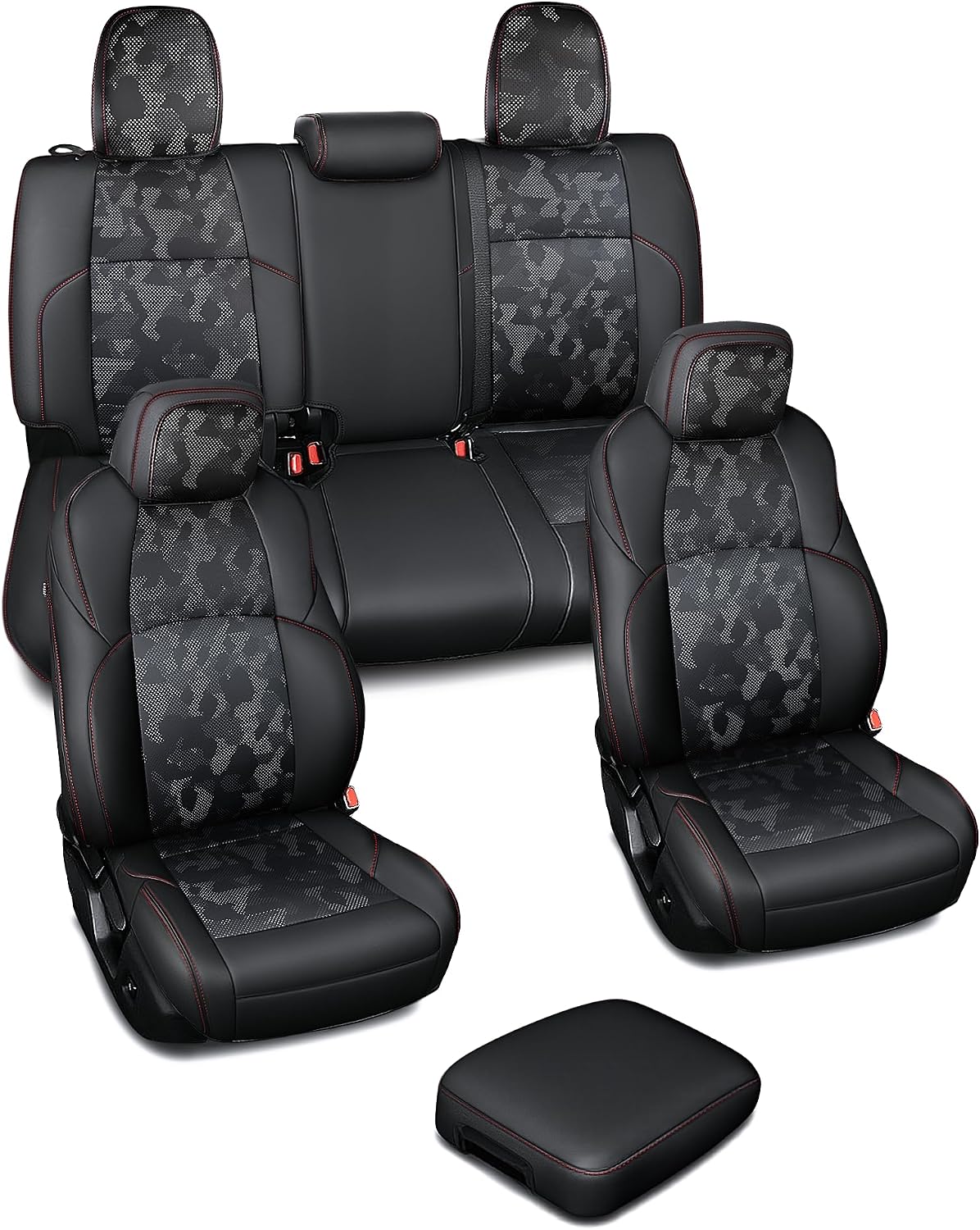 Thumbnail 5 de Carlimeki Leather Seat Covers for Tacoma Gen 4th 2024-2026