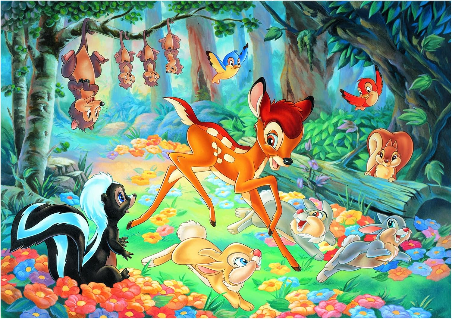 Thumbnail 1 de Lisciani 47932 – dwustronne puzzle Disney Bambi, 60 elementów, karton