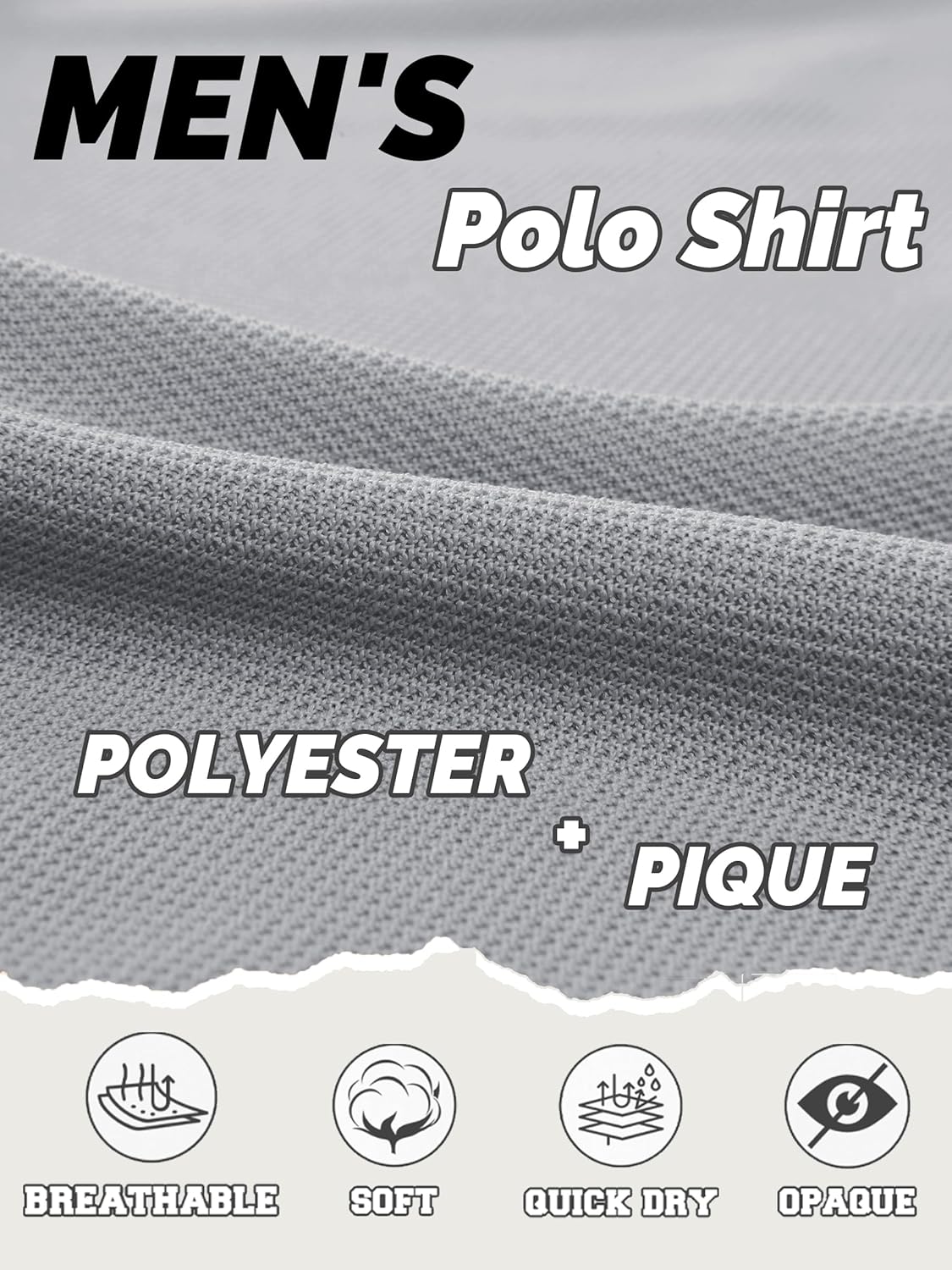 Thumbnail 2 de KEFITEVD Polo Shirts Uomo Manica Corta: asciugatura rapida e leggerezza per outdoor
