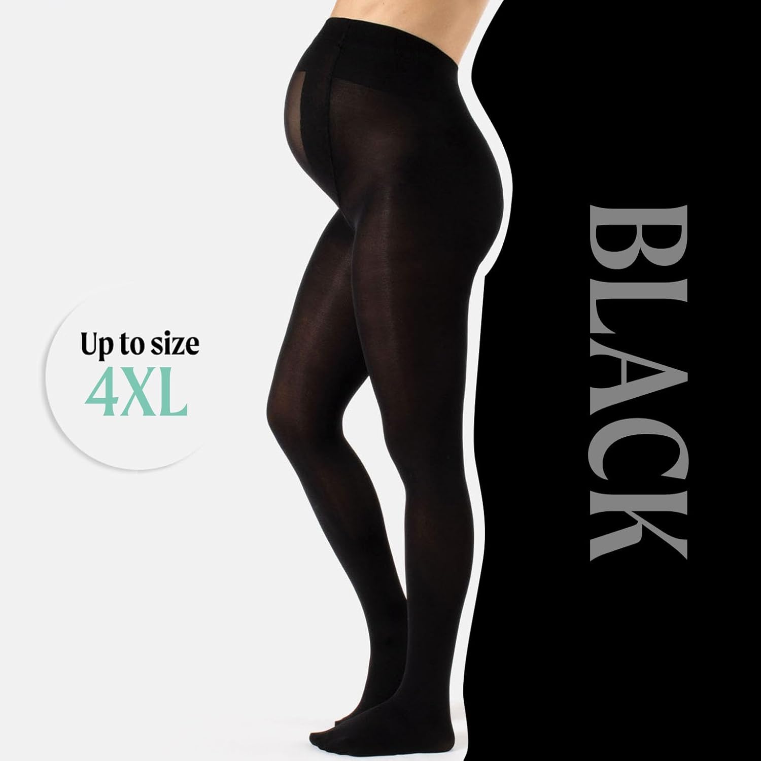 Thumbnail 3 de Calzitaly Opaque Maternity Tights, Micoriber Pregnancy Pantyhose – 100 DEN, Made in Italy
