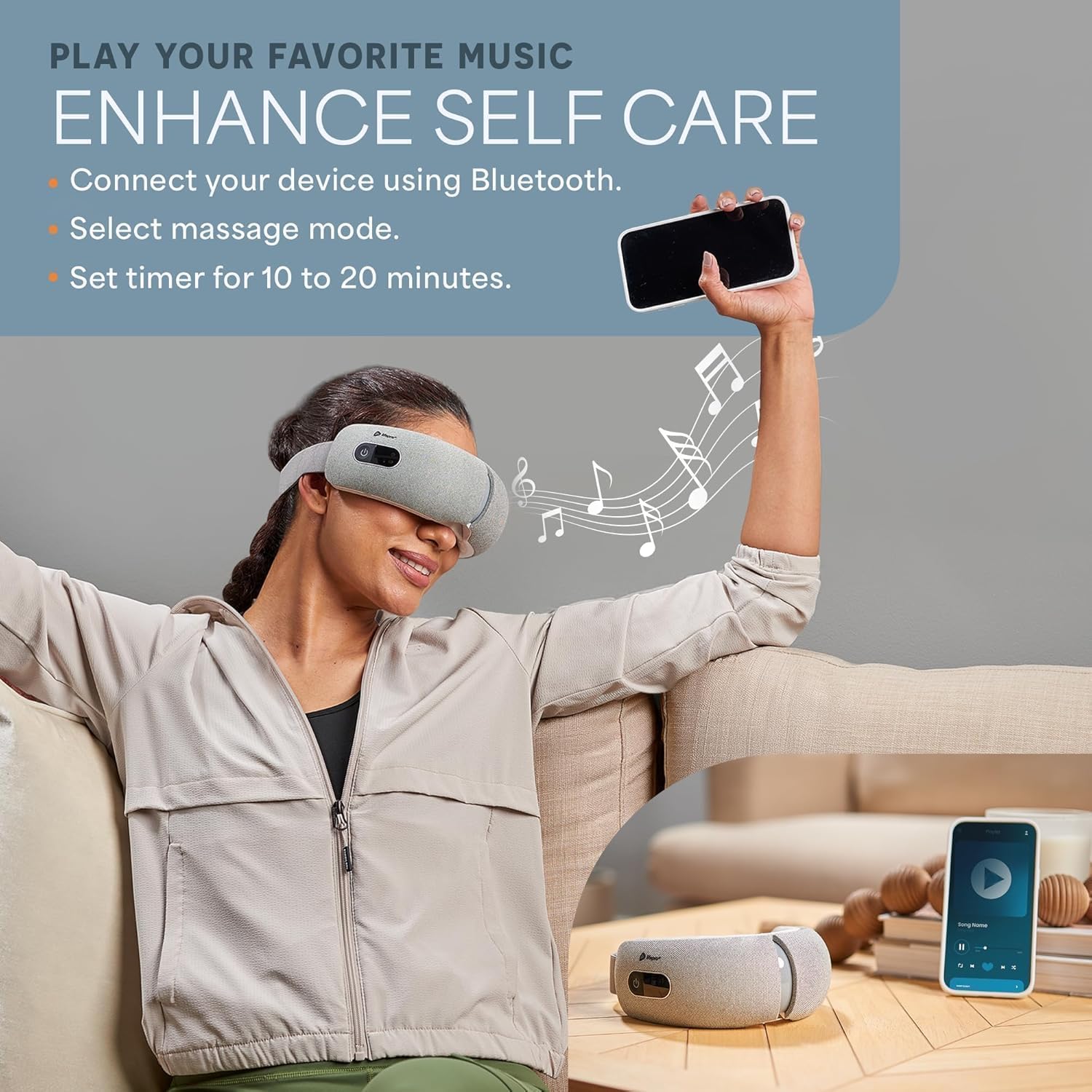 Detalle de LifePro eye massager