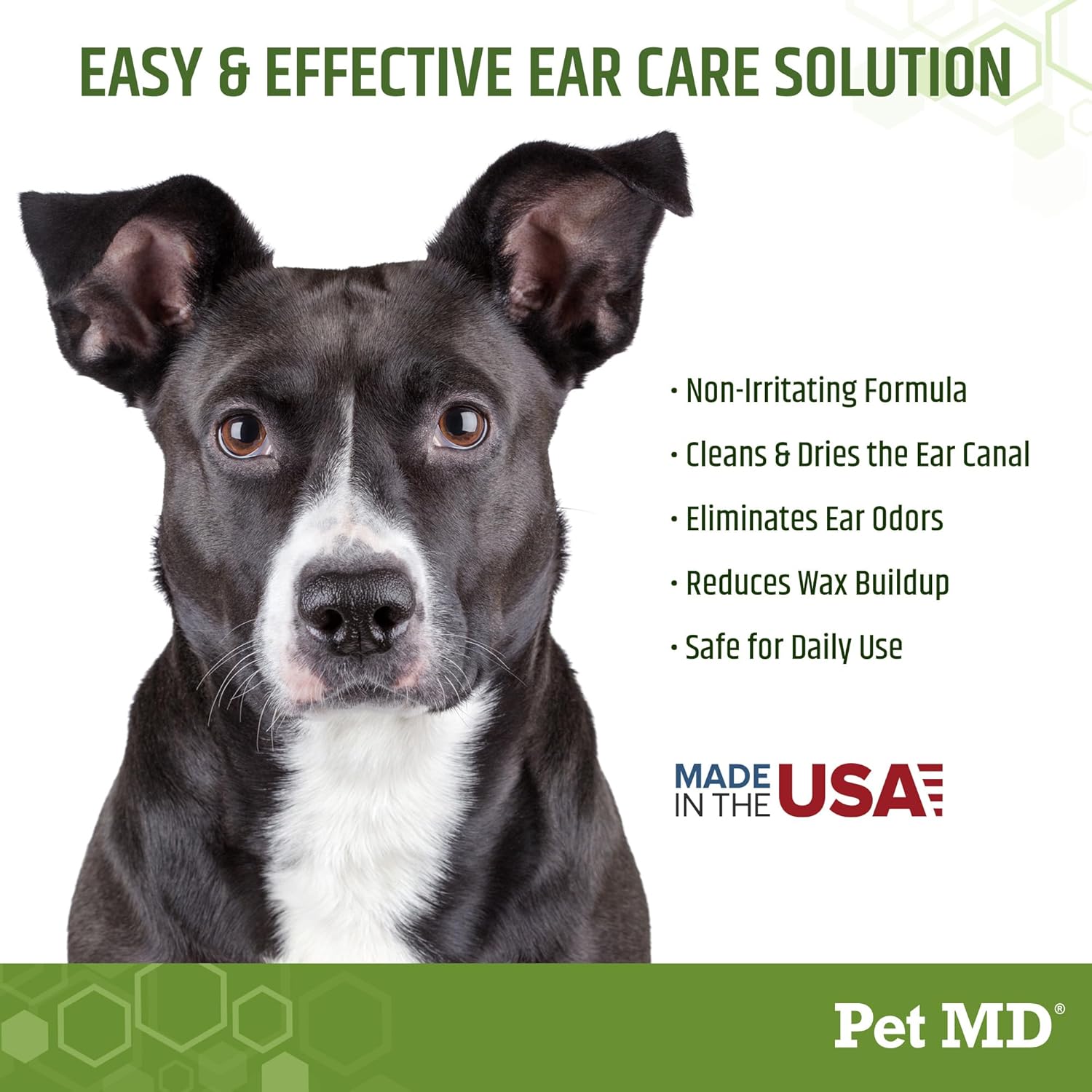 Thumbnail 3 de Pet MD Dog Optical Cleaner Ear Wipes (100ct) with Aloe & Eucalyptus