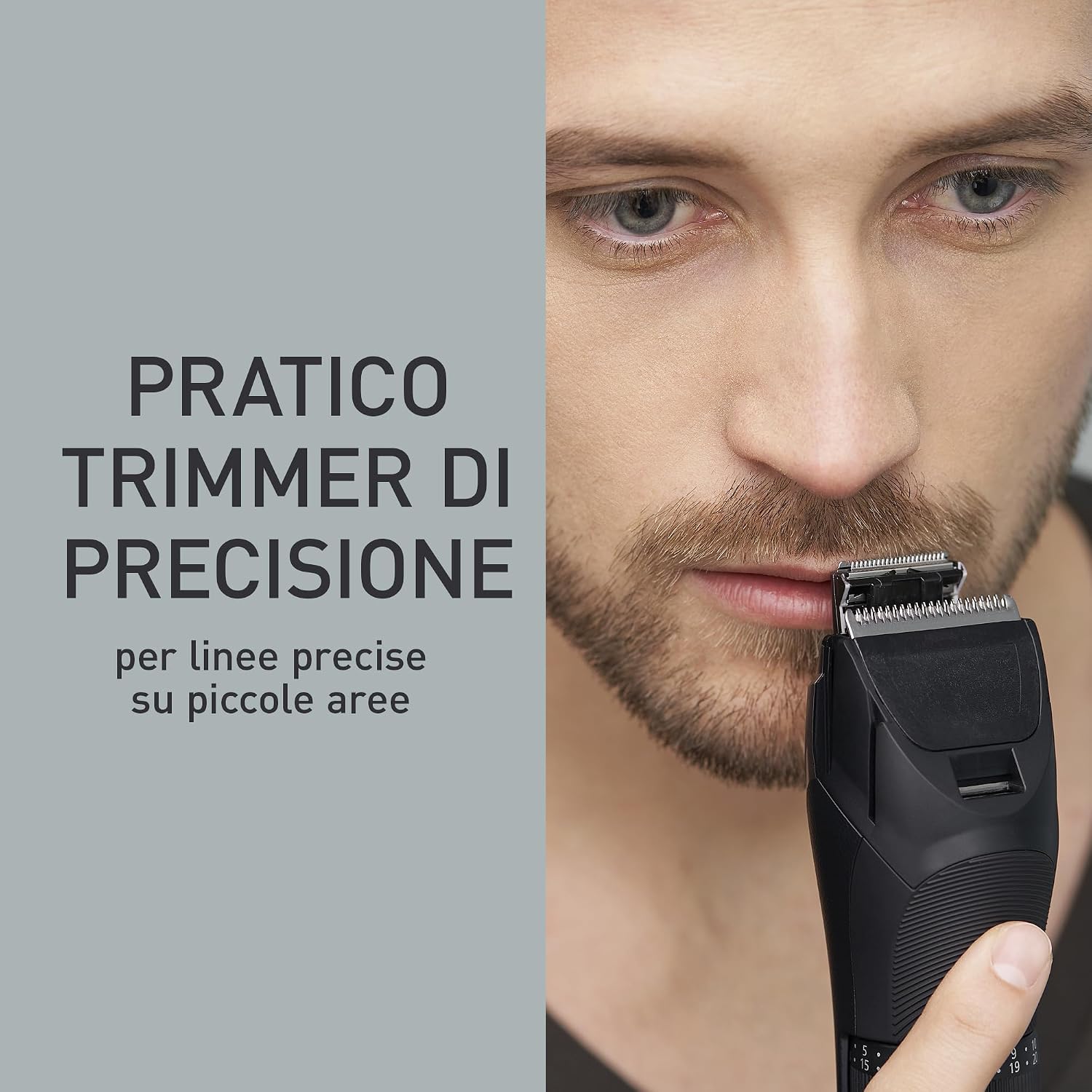 Detalle 2 de Panasonic ER-GB80-H503 regolabarba cordless e con filo impermeabile con 39 lunghezze e 3 accessori