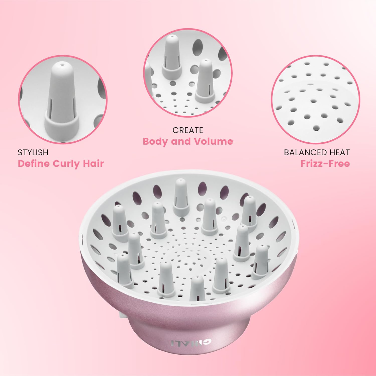 Detalle 2 de GIHALI diffusore capelli ricci 176 g