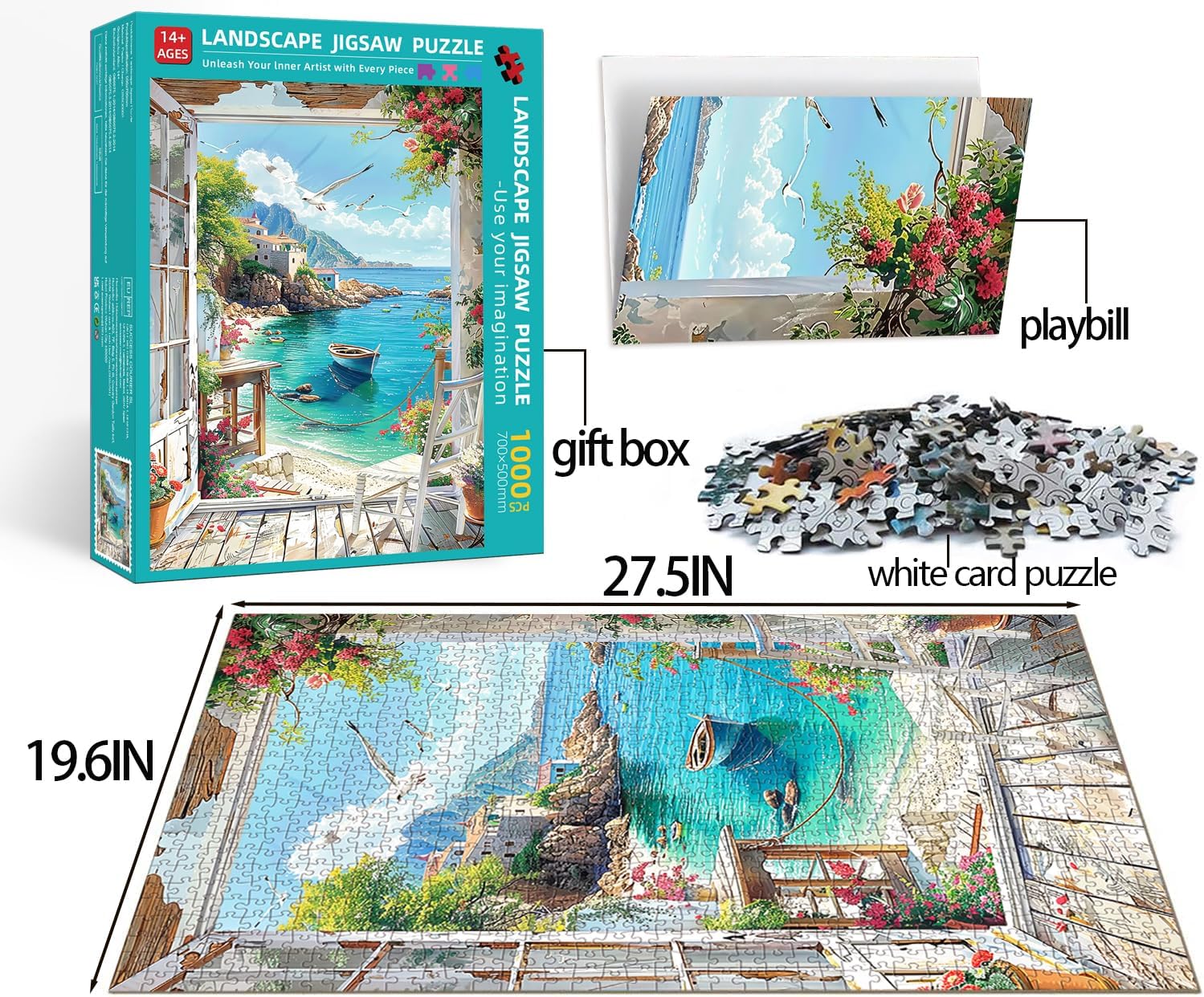 Thumbnail 2 de Jigsaw Puzzles for Adults 1000 Landscape