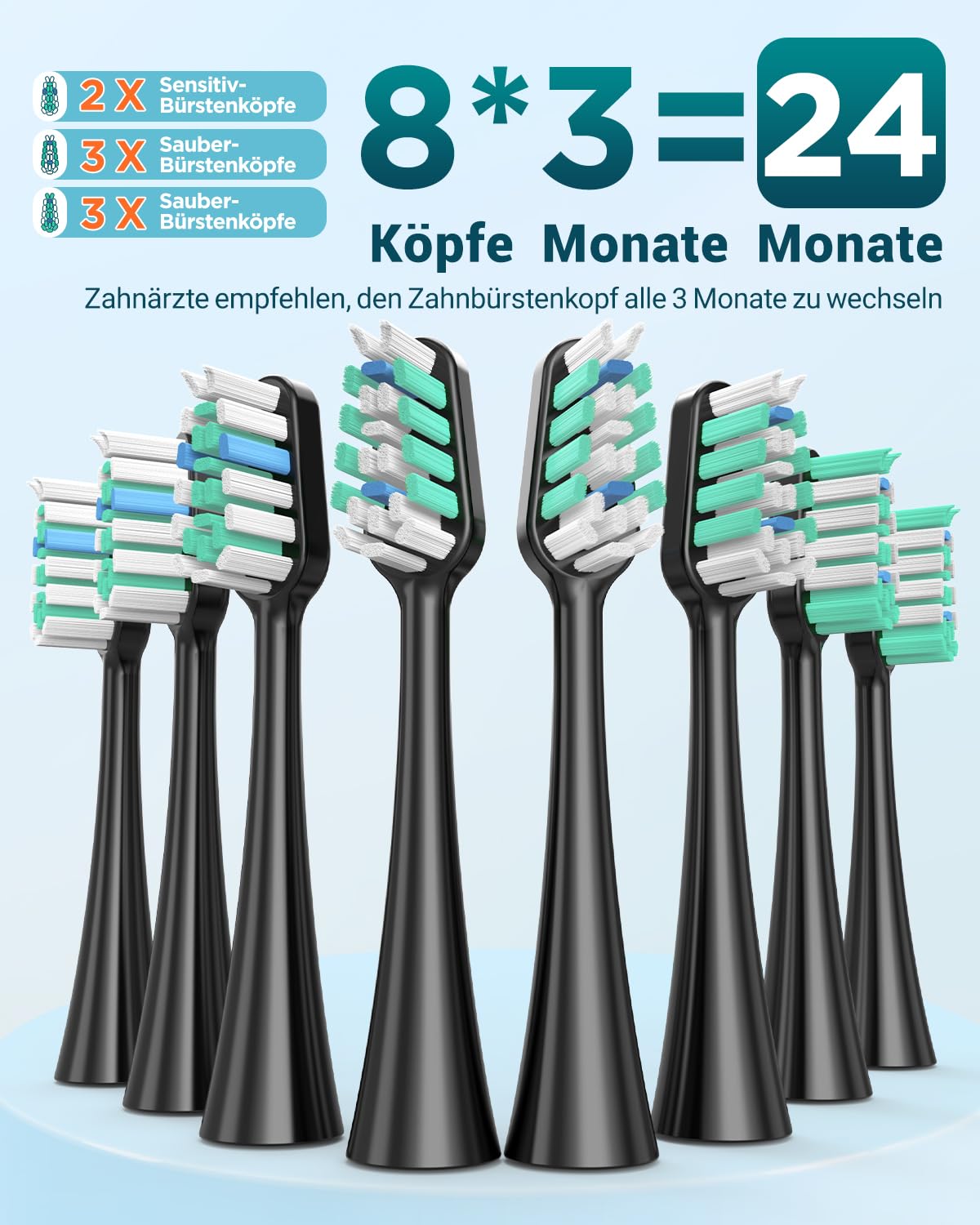 Thumbnail 2 de YTEATH PRO Schallzahnbürste 90 Tage Akkulaufzeit