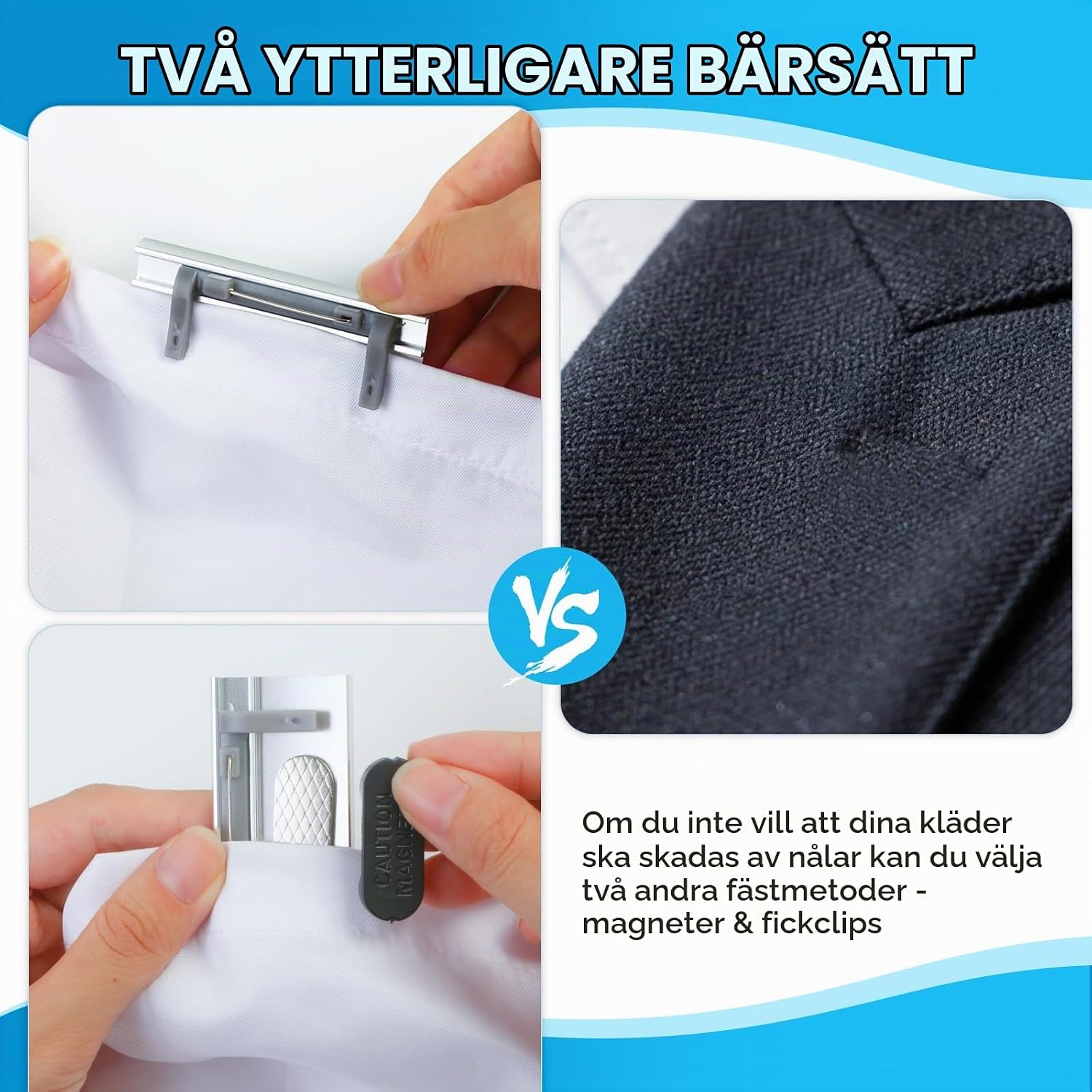 Thumbnail 5 de DTLLCZP LQ-09CZXP20P-02 namnskyltshållare i aluminium, 20-pack