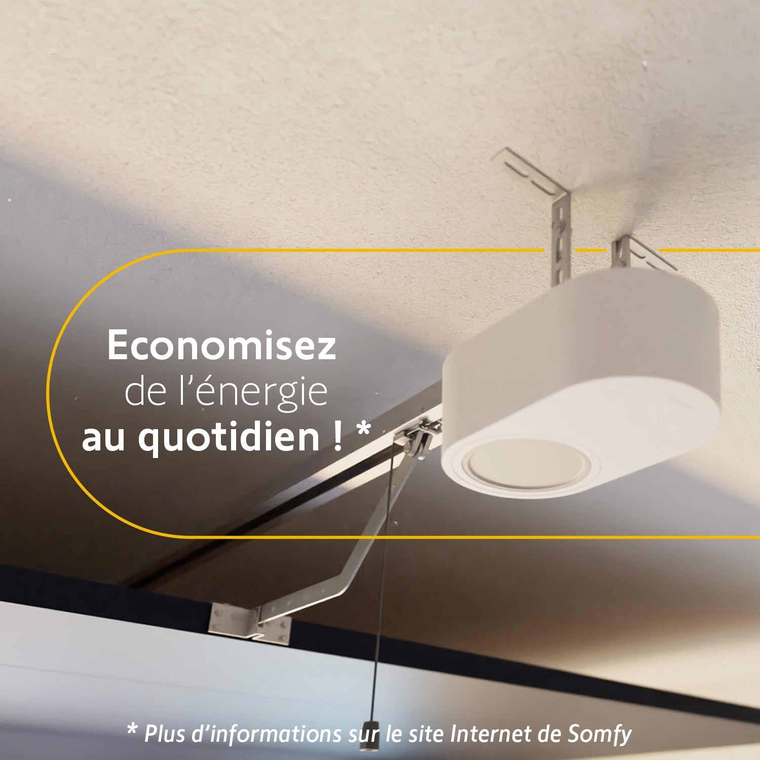 Detalle de Somfy Serenia 700 io : Pack motorisation porte de garage avec télécommandes Keytis et compatibilité TaHoma