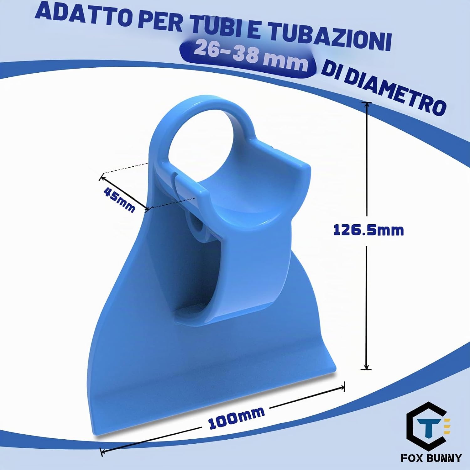 Thumbnail 1 de Supporti per tubi da piscina (2 pezzi) 26–38 mm – compatibili con Intex e Bestway