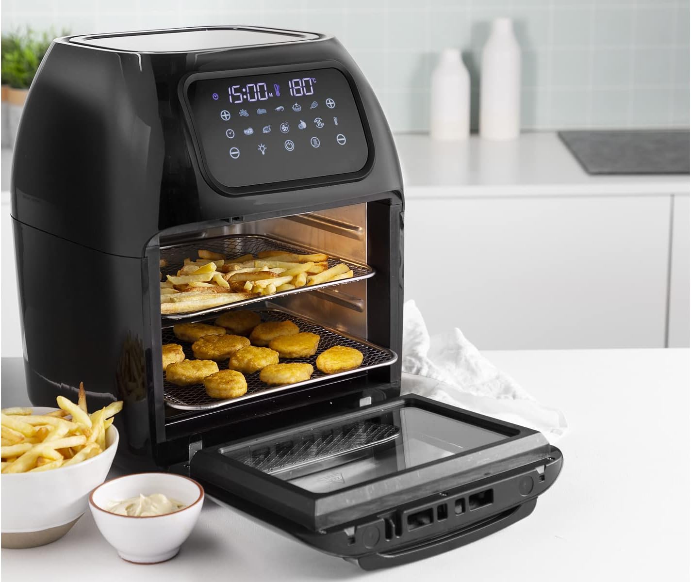 Detalle 2 de Tristar FR-6964 Multi Crispy Fryer – piekarnik i frytkownica 10 l, 1800 W