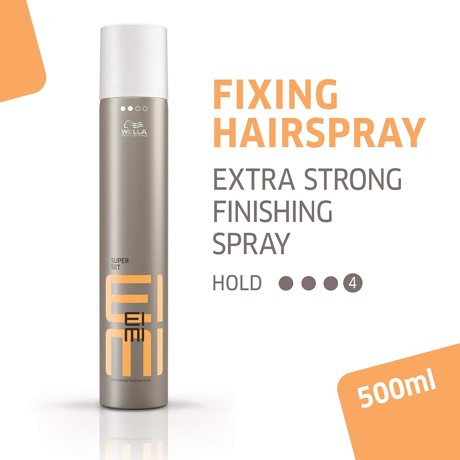 Thumbnail 1 de Wella Professionals EIMI Super Set Finishing Hairspray (Heat Protection, Level 4 Hold) 500ml