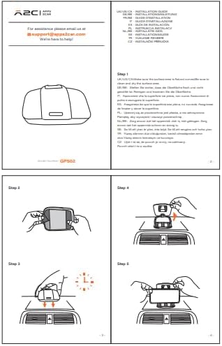 Detalle 2 de APPS2Car GPS02 Dashboard Sat Nav Mount, Folding Shell and 3M Adhesive Base