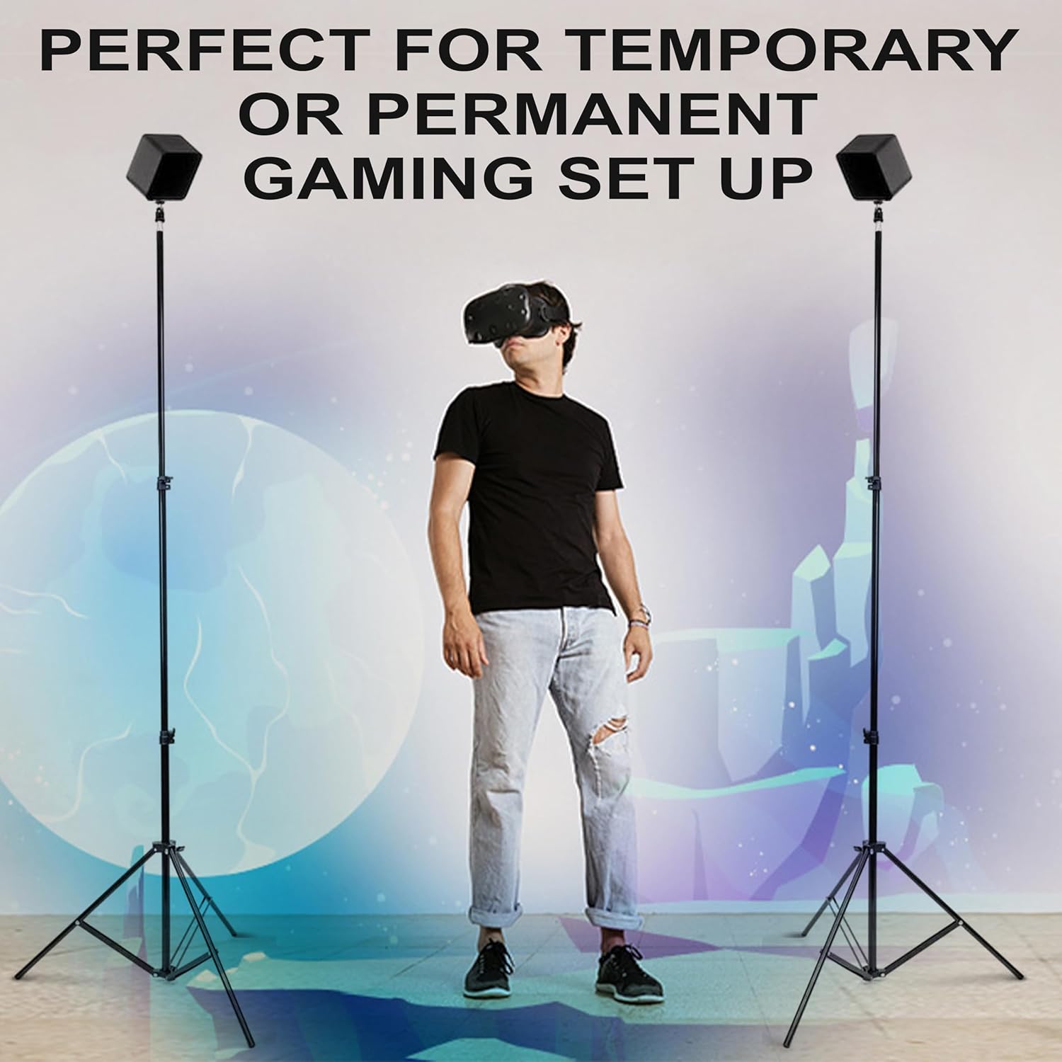Thumbnail 5 de Skywin VR Tripod Stand, Base Station Mount (2-Pack) for SteamVR 2.0 & Rift Constellation