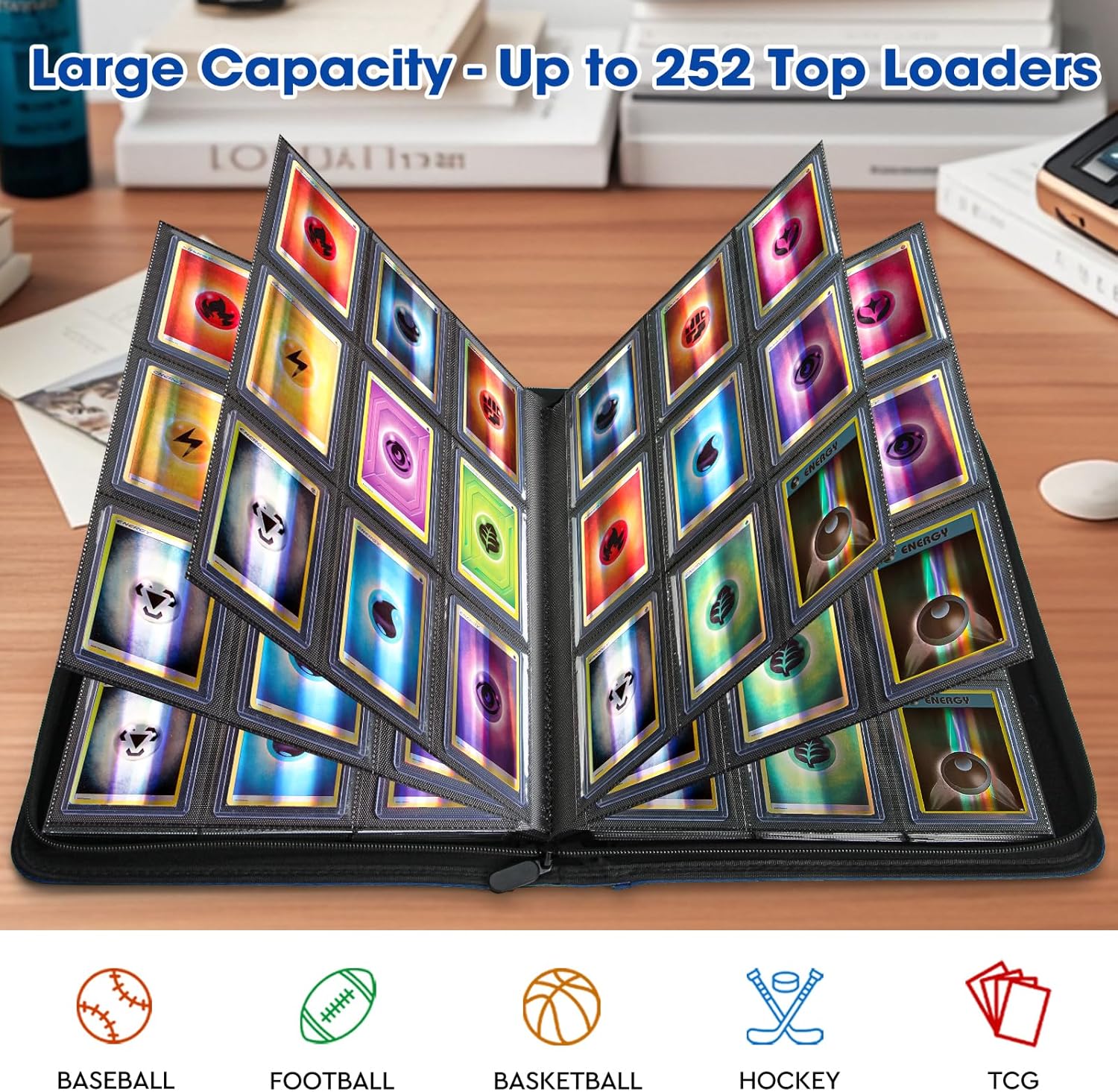 Thumbnail 5 de MewVeer Top Loader Card Binder for Trading Cards 📒