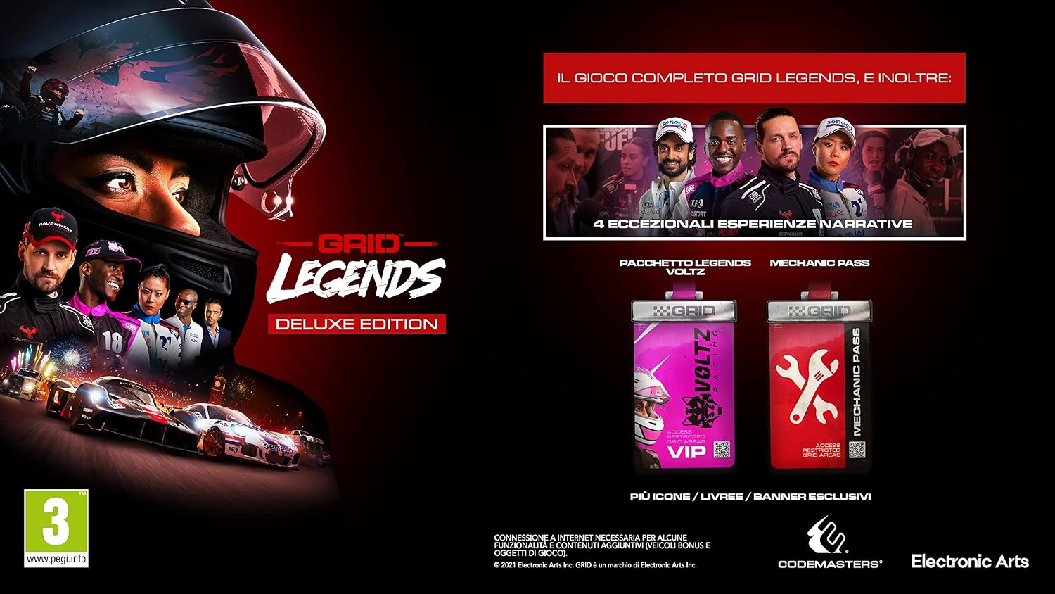 Detalle 2 de GRID Legends: Deluxe Edition | Codice Origin per PC