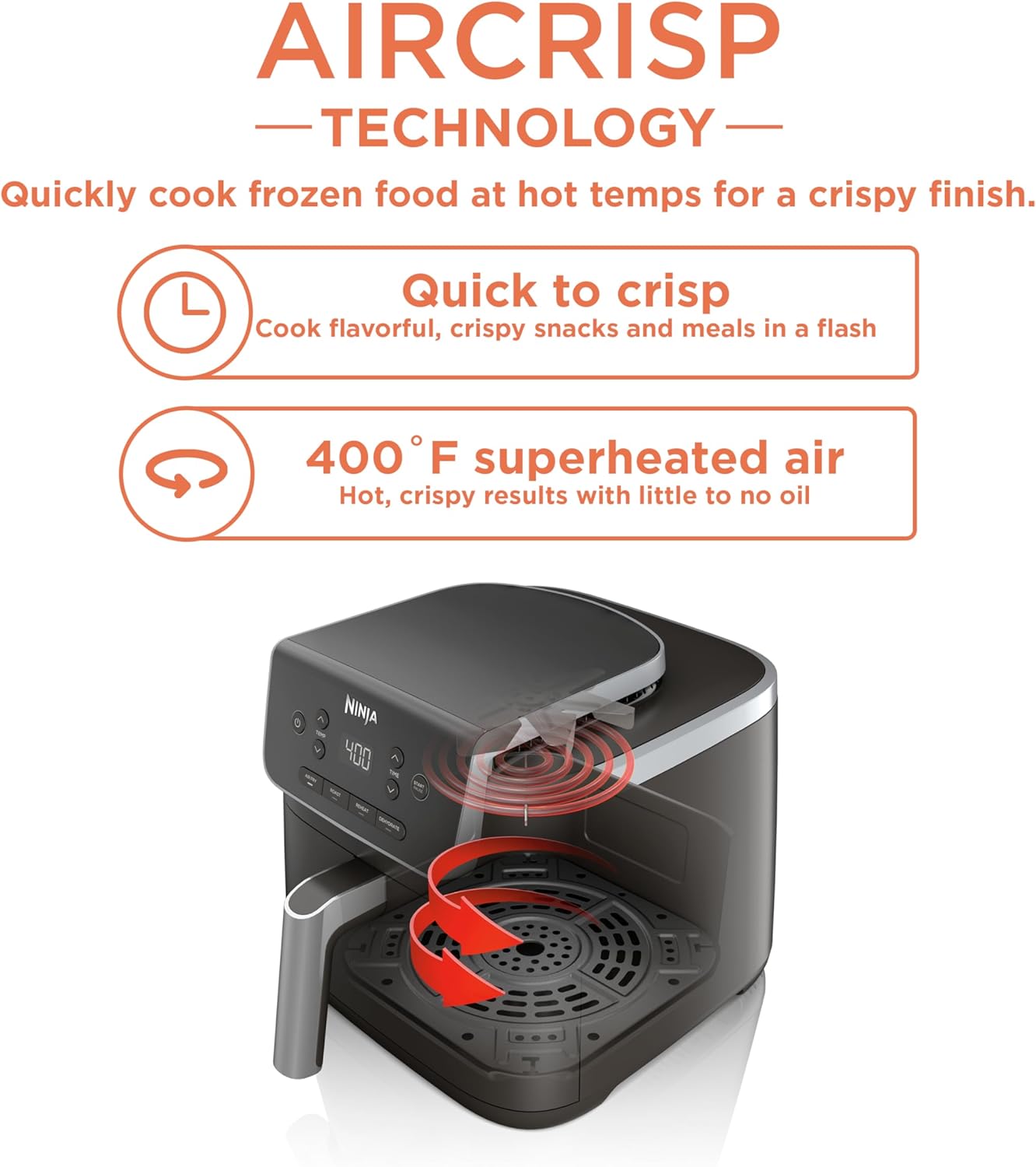 Thumbnail 1 de Ninja AF141 Air Fryer 5QT 4-in-1