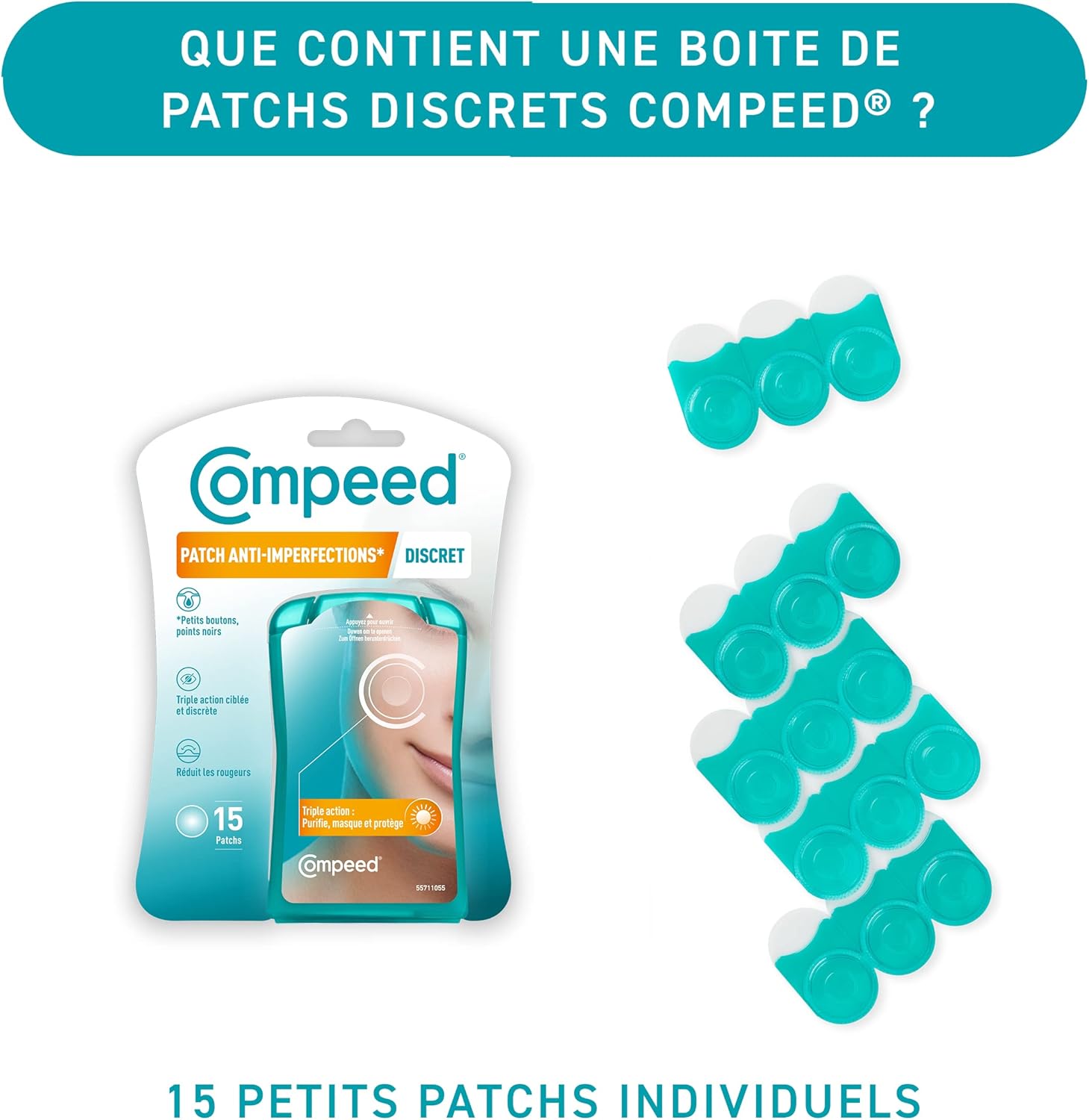 Detalle de Compeed Patch anti-imprefections
