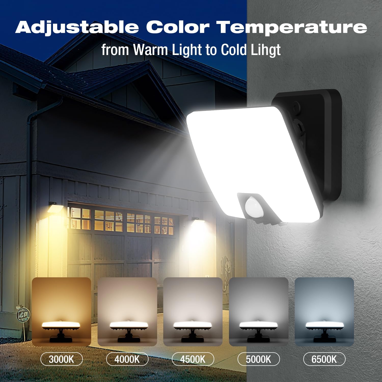 Thumbnail 4 de vighep 24W Outdoor Motion Sensor Security Light