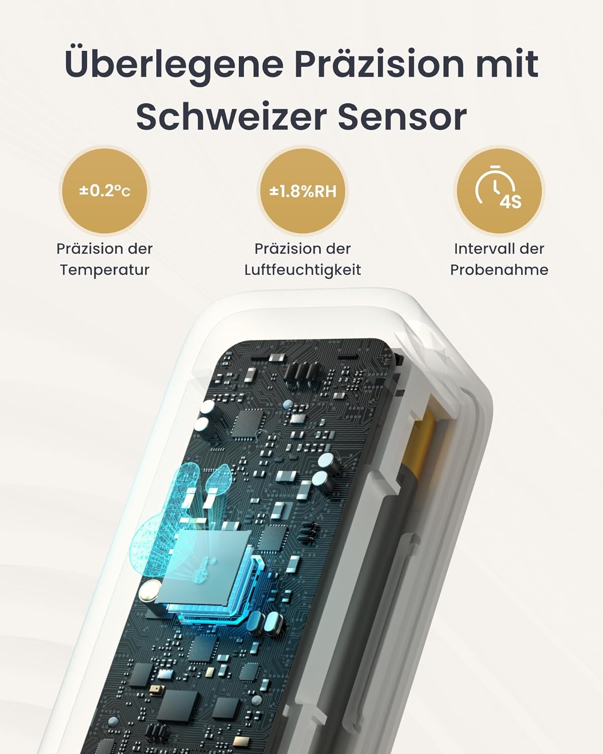 Detalle de SwitchBot IP65 Hygrometer 3er-Pack đĄ