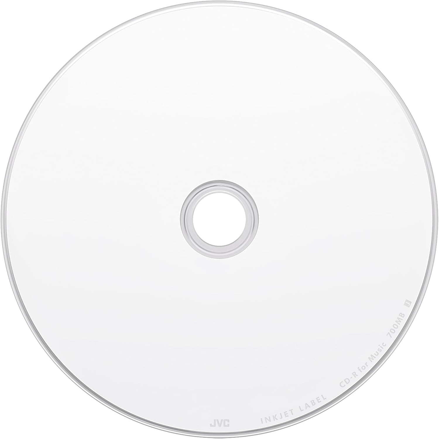 Detalle de ビクター(VICTOR) JVC AR80FP10C2 CD-R 80分・10枚、ワイドホワイトディスク