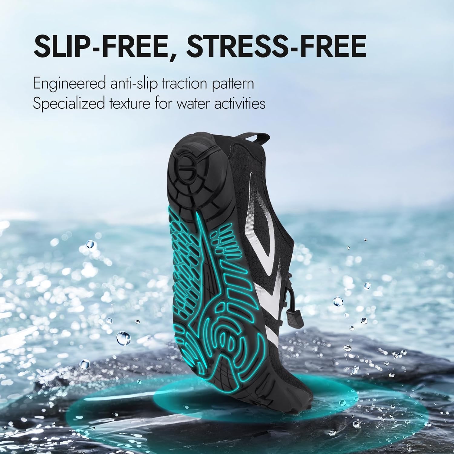 Thumbnail 3 de Barefoot Water Shoes with Wide Toe Box