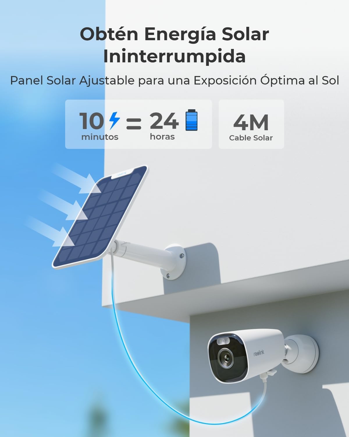 Thumbnail 4 de Reolink 5MP Cámara Vigilancia WiFi Exterior Solar