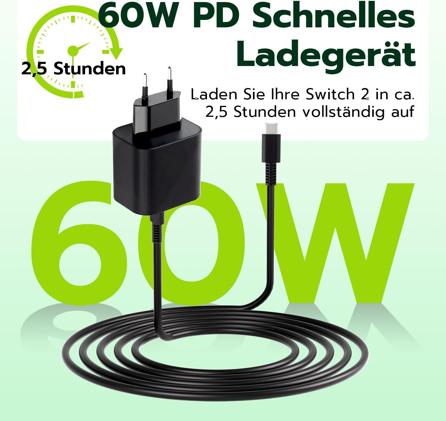 Detalle de Tolesum 60 W Netzteil für USB-C Geräte