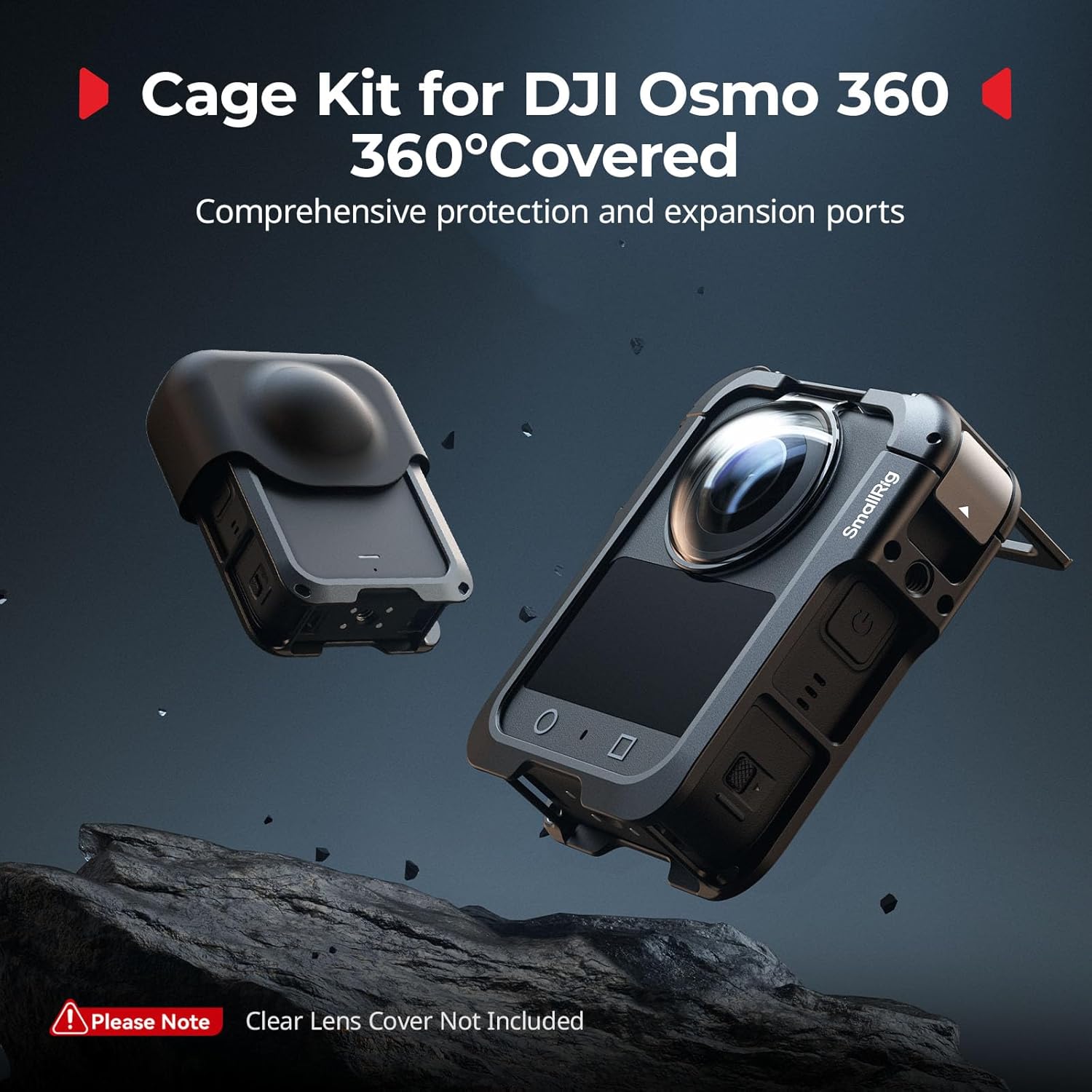 Thumbnail 1 de SMALLRIG Cage pour DJI Osmo 360 (5704) en aluminium, cadre de protection pour OSMO 360-5704