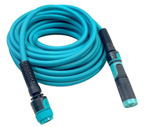Detalle de Manguera Aqua Control DuraLite 15 m con lanza de riego 3 formas