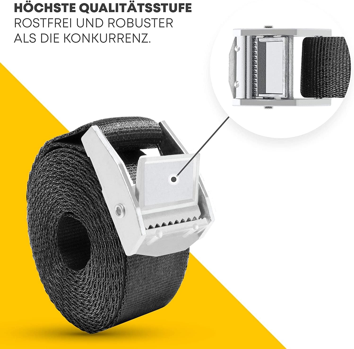 Thumbnail 6 de Schmitz.Tools Bodenanker Trampolin Erdanker – Extra sichere Premium-Ausführung, verstellbarer XXL-Gurt, 2,50 m, rostfrei