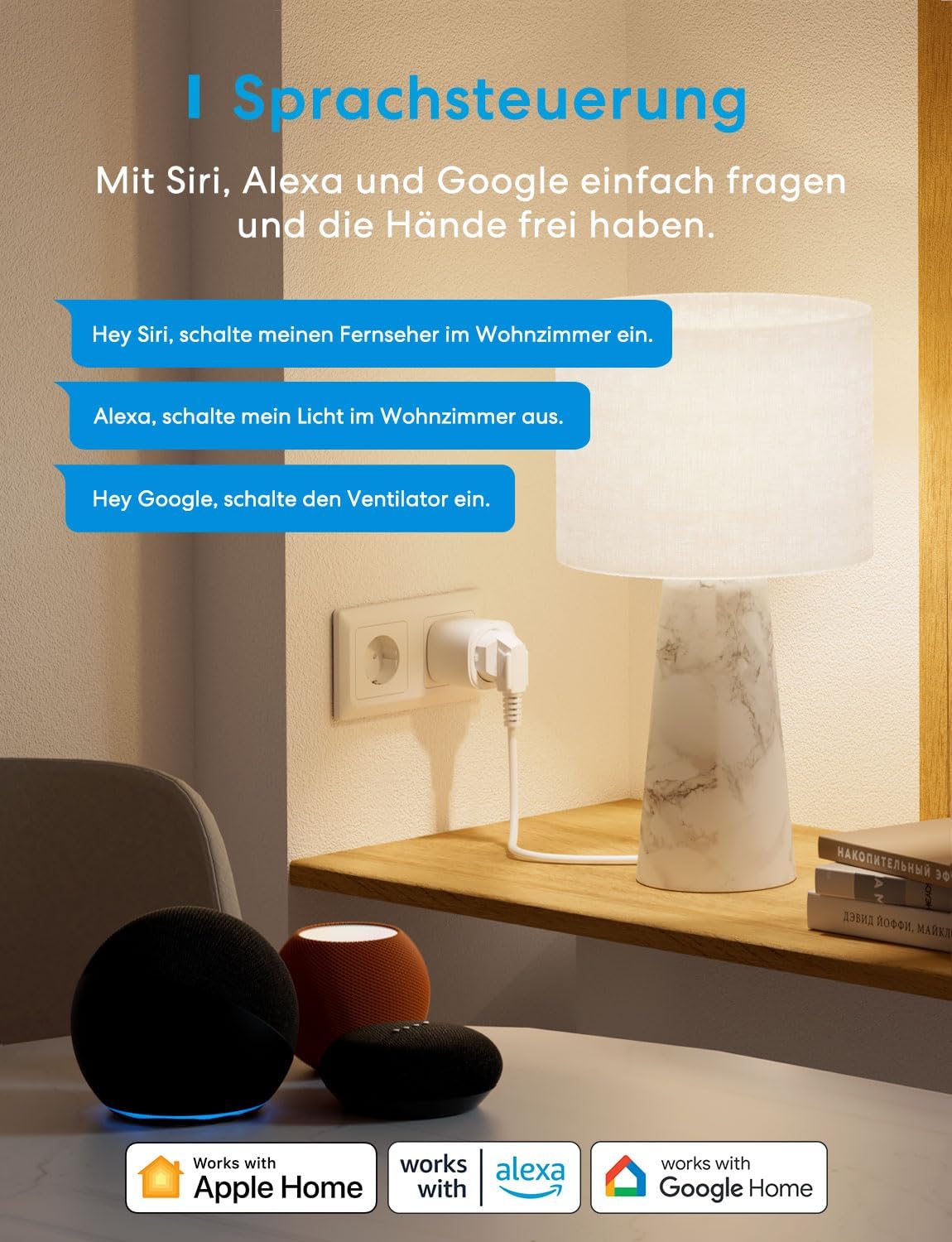 Thumbnail 2 de meross Matter WLAN Smart-Steckdose mit Stromzähler fürs Balkonkraftwerk (Messung, Zeitpläne, Fernzugriff)