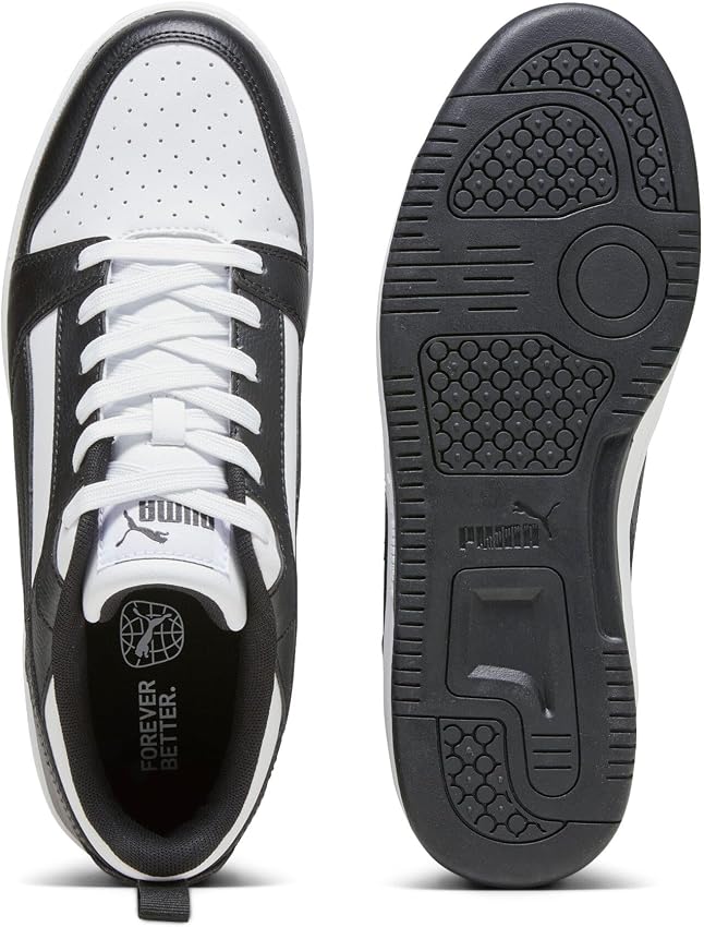 Thumbnail 4 de PUMA Rebound V6 Low - Zapatillas Unisex en Blanco ⚪🖤
