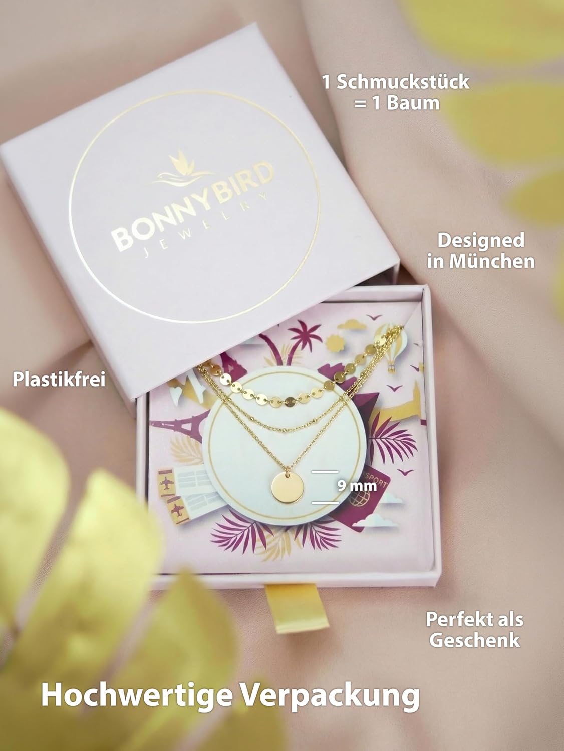 Thumbnail 6 de BONNYBIRD BonnyTrio Layering Ketten 36 cm