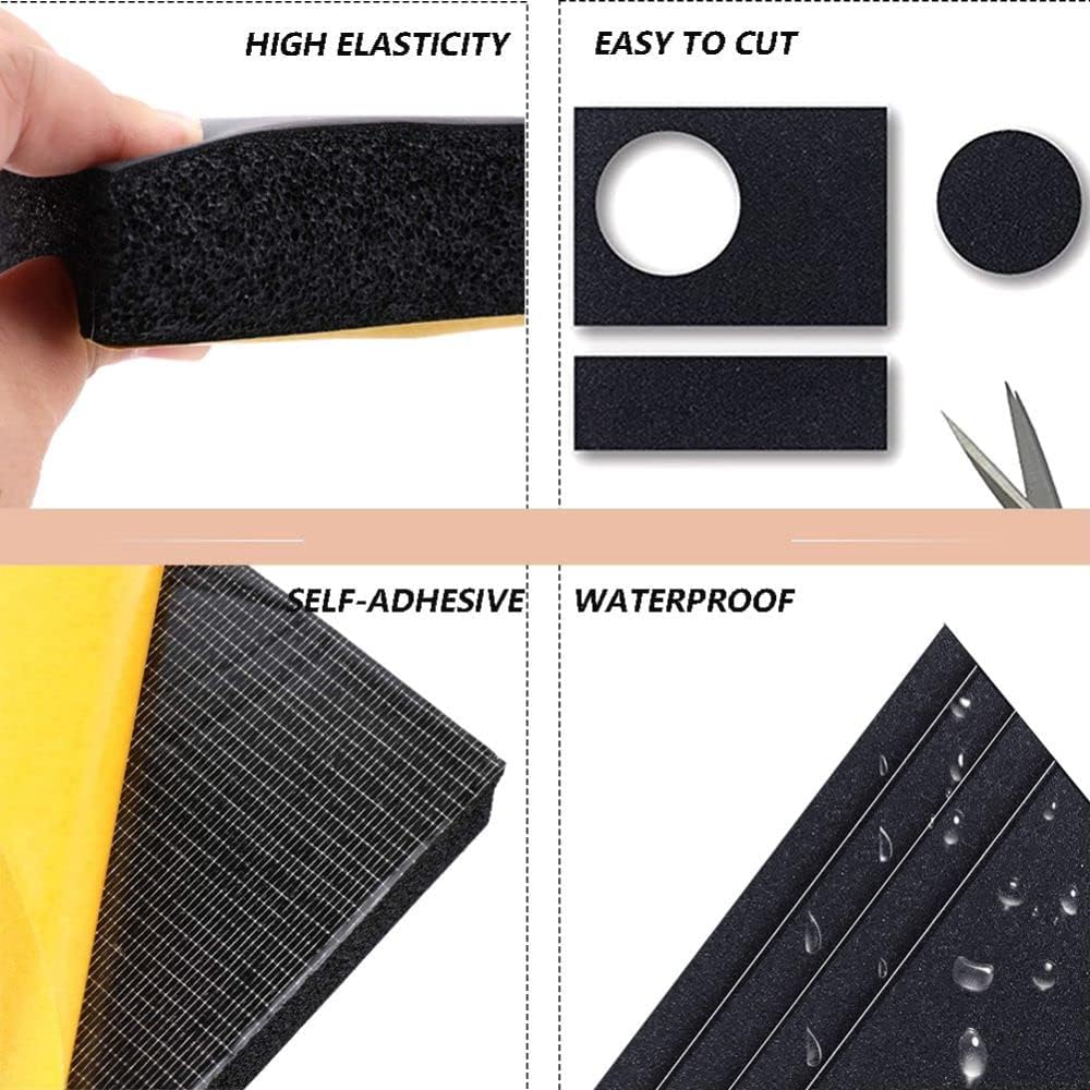 Detalle de Zayejod 4 Self-Adhesive NBR Foam Pads, 20mm Thick, 150mm x 150mm