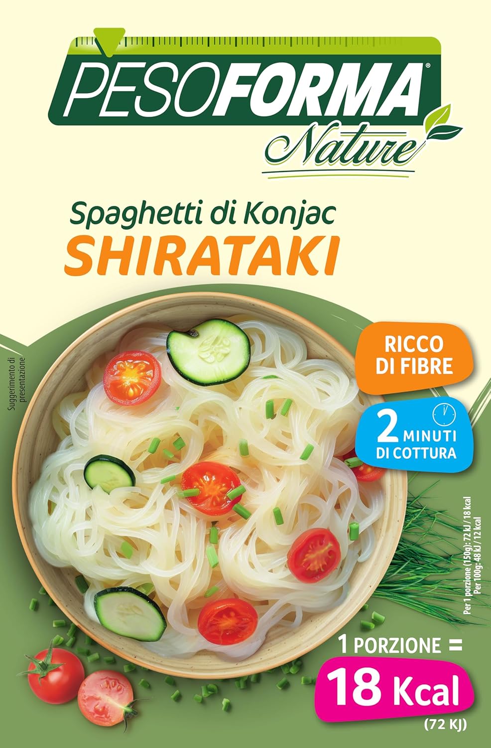 Thumbnail 1 de Pesoforma Nature Shirataki spaghetti di konjac 150 g 🍝