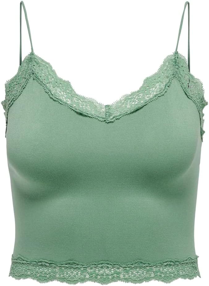 Thumbnail 6 de ONLY Damen Onlvicky Lace Seamless Cropped Top Noos – 1er Pack