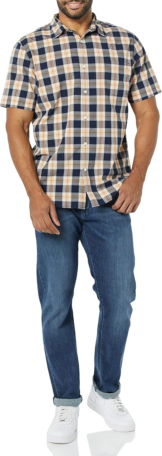 Thumbnail 3 de Amazon Essentials Men's Slim-Fit Short-Sleeve Poplin Shirt