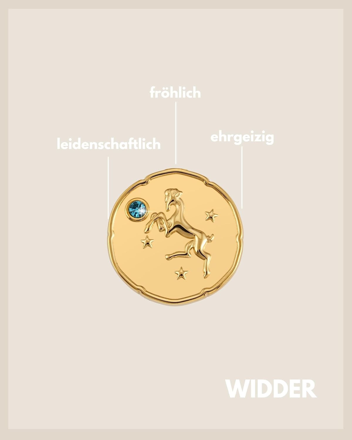 Detalle 2 de GD GOOD.designs Collier zodiaque 20 mm