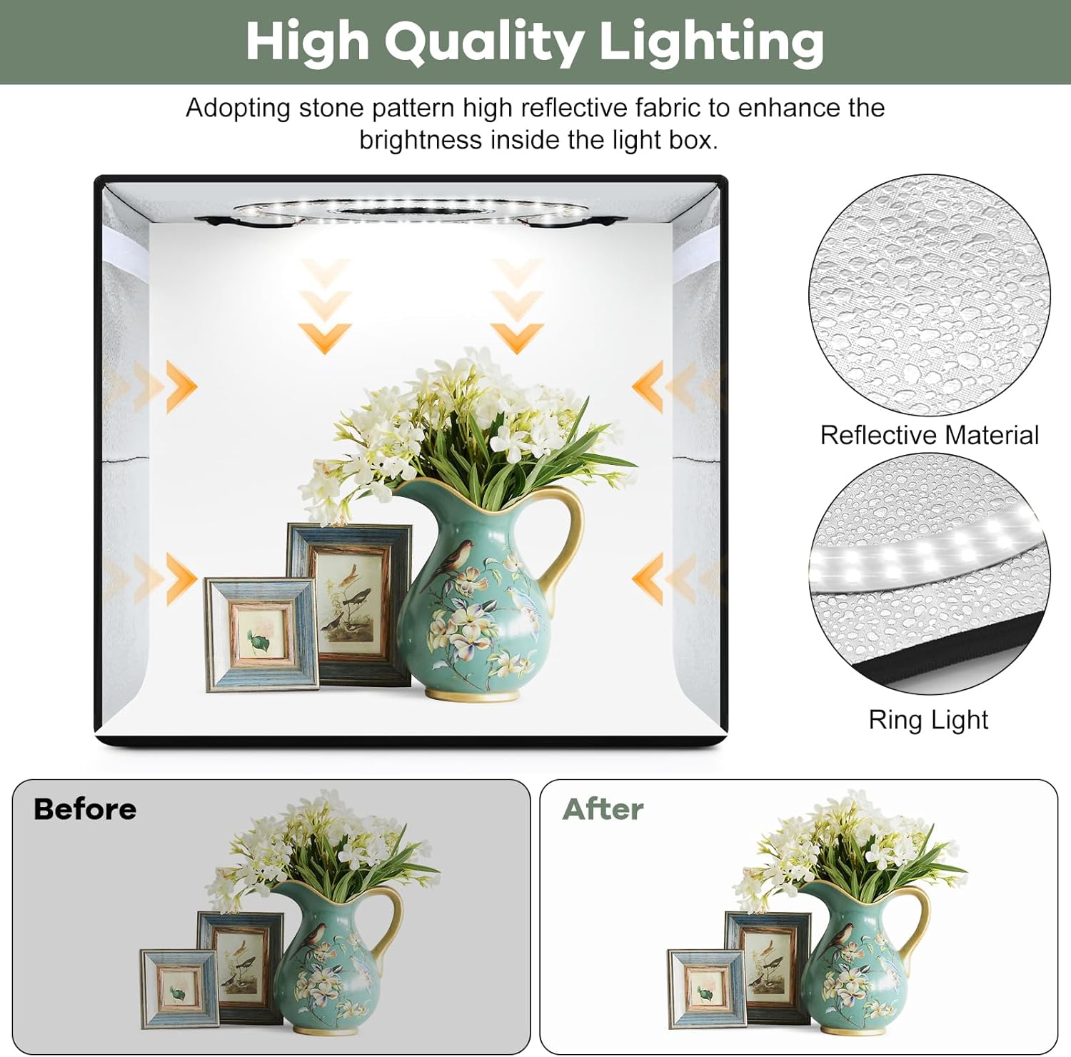 Thumbnail 5 de Lightdow photo box kit 16 inch