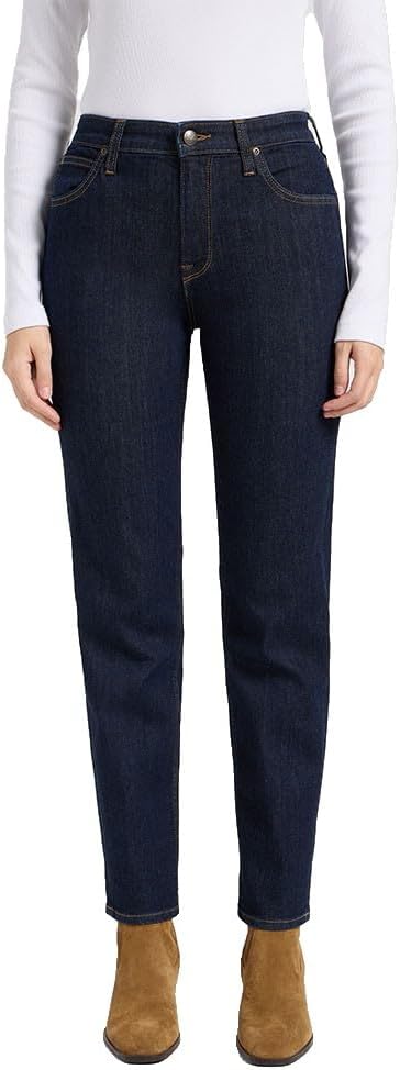 Imagen de Lee Women's Carol Jeans: jeans regular straight per donna, comfort medio-elasticizzato en OfertitasTOP