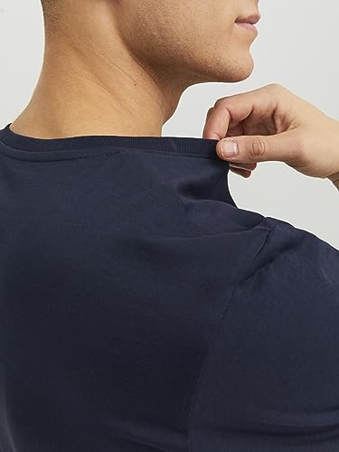 Thumbnail 5 de JACK & JONES Jjecorp Logo tee SS Crew Neck Noos – Camiseta Hombre Slim Fit Azul Navy (XS)