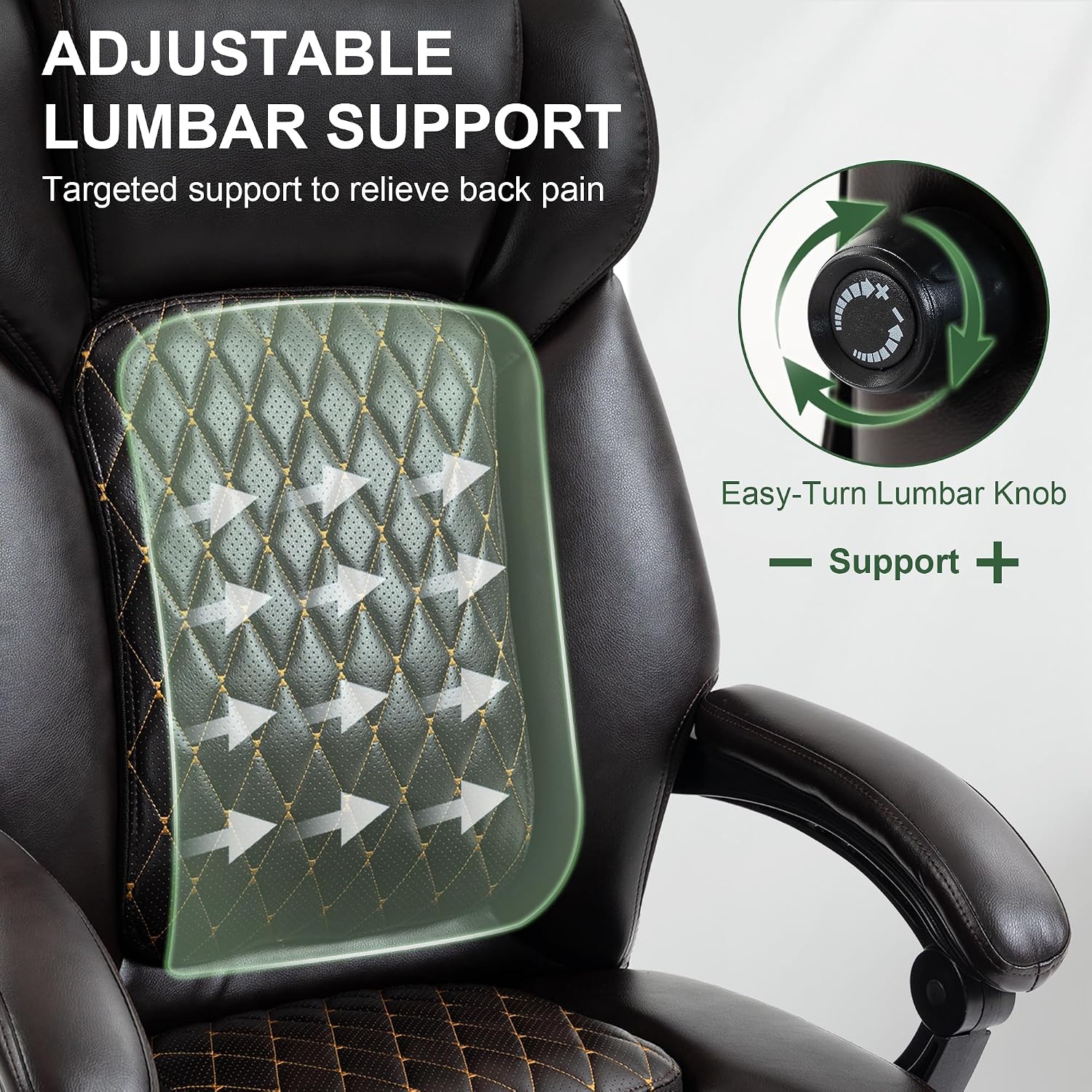 Thumbnail 5 de Office Chair 500 lb Capacity