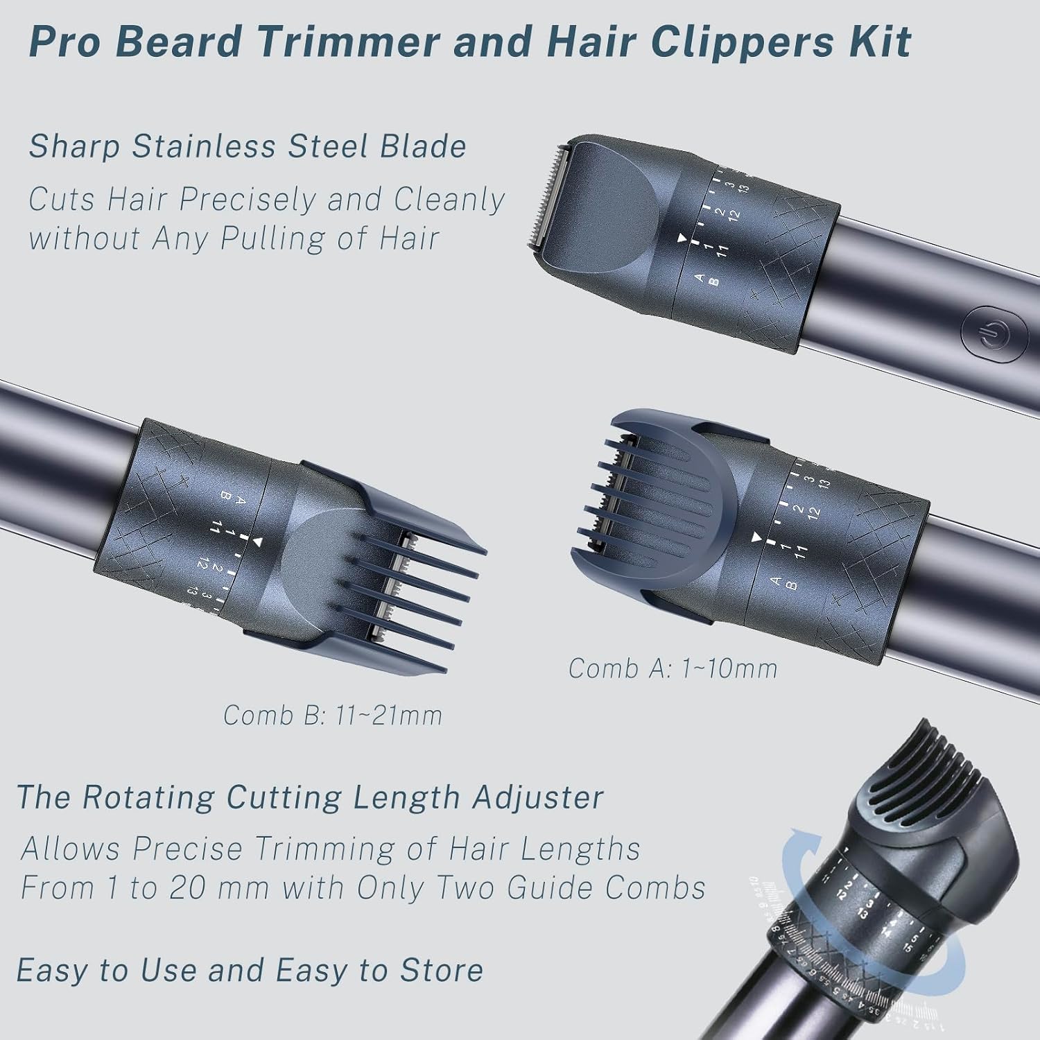 Thumbnail 2 de Beard Trimmer for Men 20 settings