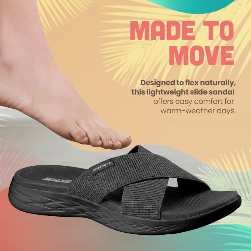 Thumbnail 6 de Skechers Women's On-The-Go 600 Glistening Sandals - Black (6 UK)