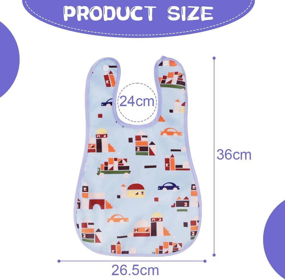 Detalle 2 de Aolso Baby Feeding Bibs 7pcs waterproof