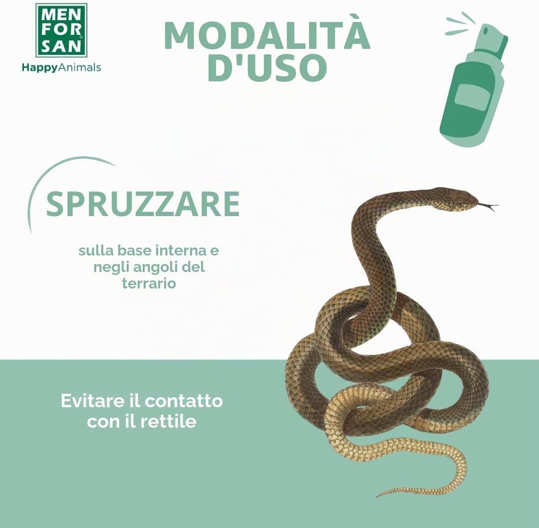 Thumbnail 4 de MENFORSAN Men for San Spray assainissant al Citron per la pulizia dei terrari di rettili (250 ml)