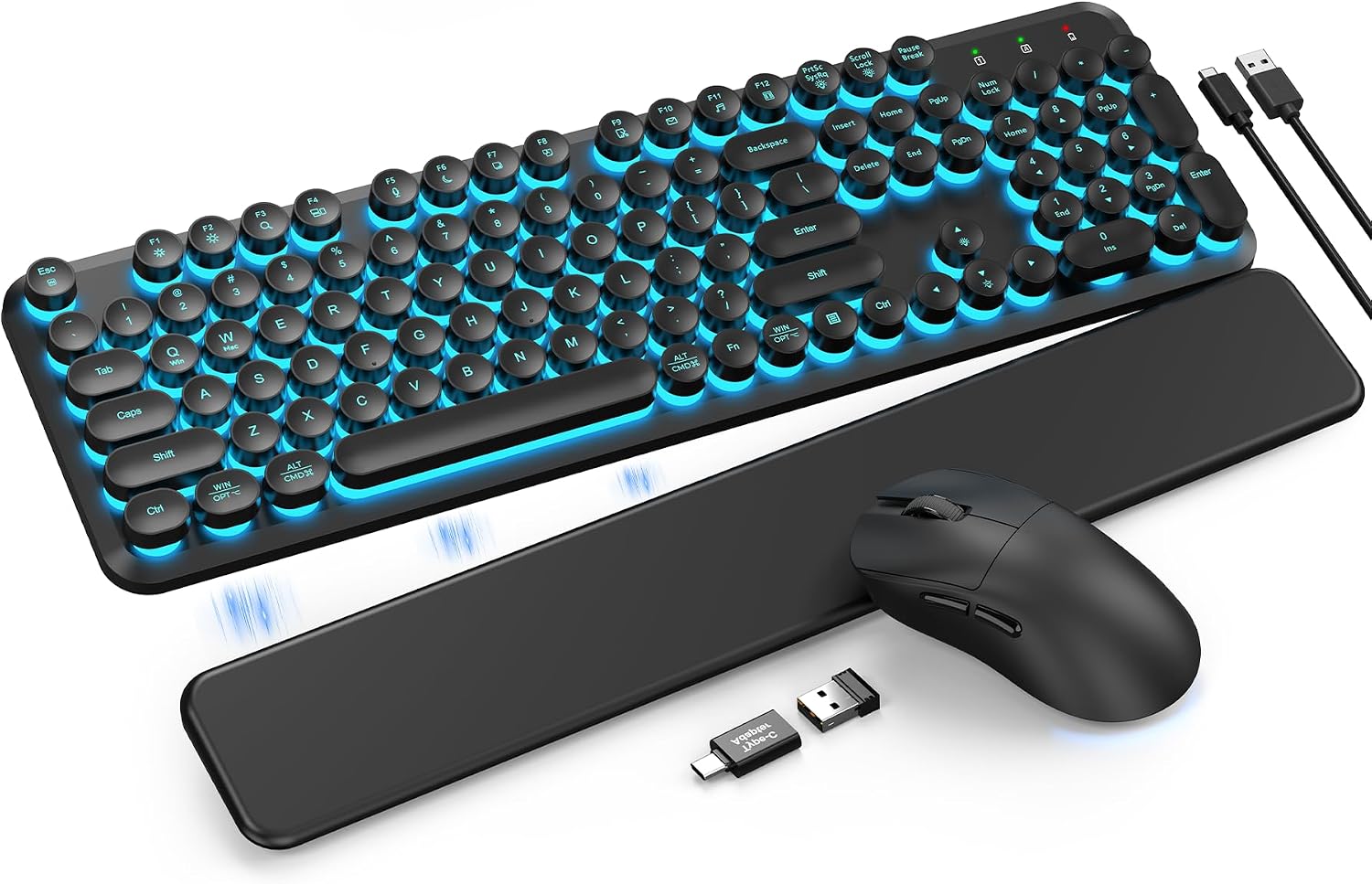 Detalle de Trueque Wireless Backlit Keyboard 33ft